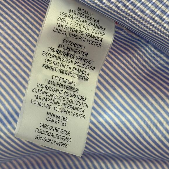 Tommy Hilfiger Women's Pink Blazer Size 2 Tailored Jacket Elbow Patches - Picture 8 of 8